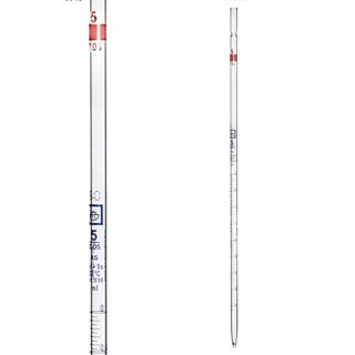 Pipetta multicanale, 100 ml (0,2 ml), classe AS, scala blu, con certificato