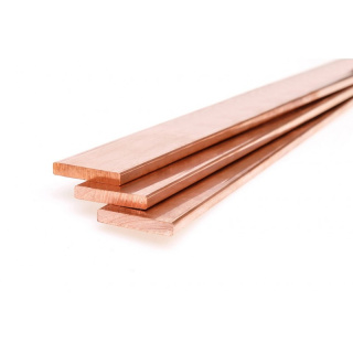 Lapos réz rúd 35x4 mm