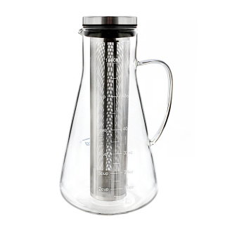 Erlenmeyerkolben aus Glas mit weitem Hals und Griff, 1600 ml – BORO 3.3