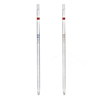 Pipetta multicanale, 25 ml (0,10 ml), classe A, graduazione blu, con certificato, DIN ISO 648