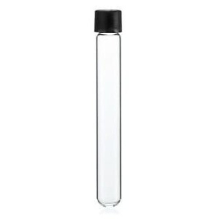 Skúmavka okrúhla so skrutkovacím uzáverom 20x150 mm, objem 34 ml, sklenená
