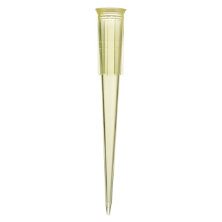 Špičky k pipetám typu Gilson, 200 µl, žlté, dlhý golier – 1000 ks, nesterilné