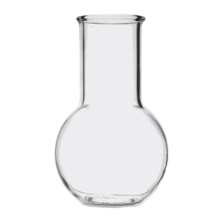 Banka guľatá s plochým dnom a širokým hrdlom 1000 ml, borosilikátové sklo BORO 3.3