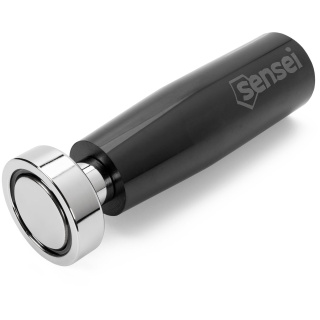 Neodymový magnet s rukoväťou Ø25 mm, nosnosť 25 kg, trieda N45 – na zber kovového odpadu