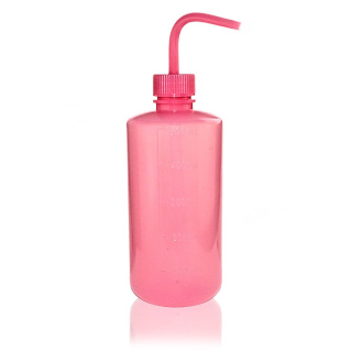 Ugello in PE-LD, 500 ml, rosa – collo stretto, GL28