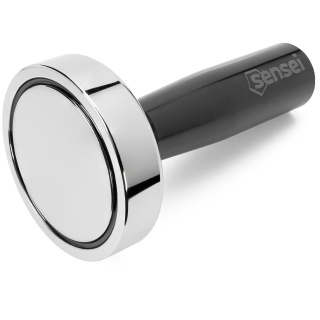 Neodymový magnet s rukoväťou Ø60 mm, nosnosť 150 kg – na zber kovového odpadu