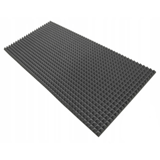 Akustická zvukotesná pena PYRAMÍDA 70mm 200x100cm bez lepidla nehorľavá