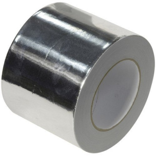 Isolatietape van aluminiumfolie 25m 50mm T050HF