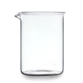 Niedriges Becherglas mit Ausguss, 800 ml, Borosilikatglas (BORO 3.3), ISO 3819, DIN 12331