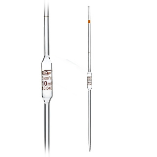 Egyszer használatos pipetta, 15 ml, B osztály, barna skála – BORO 3.3