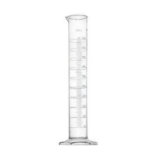 Odmerný valec z PP s výlevkou a vyrazenou stupnicou – 50 ml