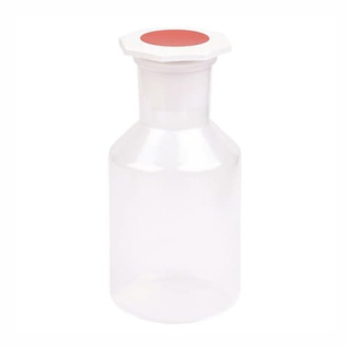 Laboratórna fľaša PP 250 ml so zátkou, zábrus 34/35