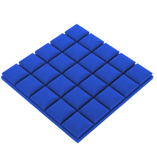 Akustikplatte blau WÜRFEL 50×50 cm Dicke 5 cm