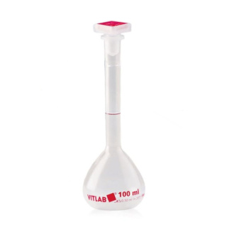 Odmerná banka z PMP, trieda A – 10 ml, DIN EN ISO 1042