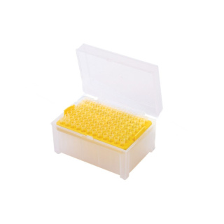 Support pour pointes de pipettes AB TIP BOX, 2–200 µl, jaune – 96 emplacements
