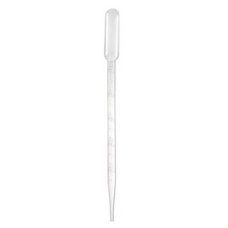 Pipeta Pasteura s označením, 5,0 ml, PE, priehľadná – 100 ks