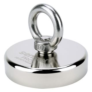 Neodymový magnet s úchytom 300 kg, trieda N52, závit M10