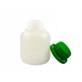 100 ml-es HDPE palack és zöld zárófedél