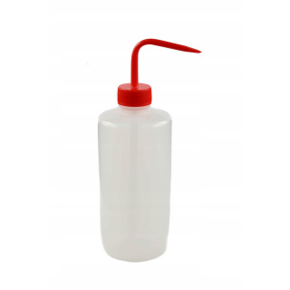 Falsche mit Sprühaufsatz LDPE 1000ml mit rotem Verschluss