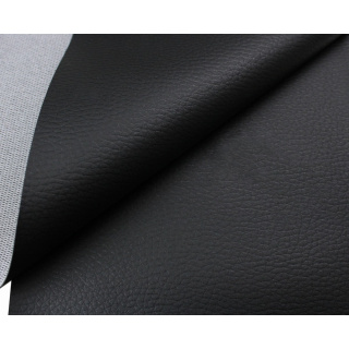 Čierna PVC eko-kůže 140x50cm 440g/m²