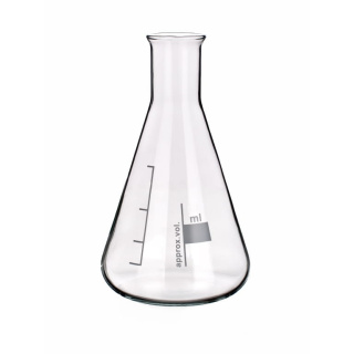 Konische Flasche 25 ml, enger Hals, Borosilikatglas SIMAX
