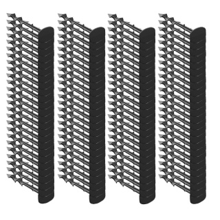 Befestigungsnägel für Agrartuch 100 Stück 12,5 cm schwarz