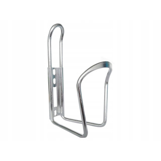 Flaschenkorb Fahrradhalter silberfarben