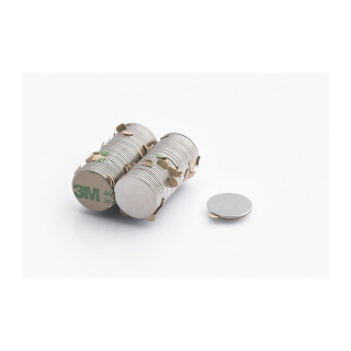 Neodymový magnet s 3M lepidlom MW 20x1 N38