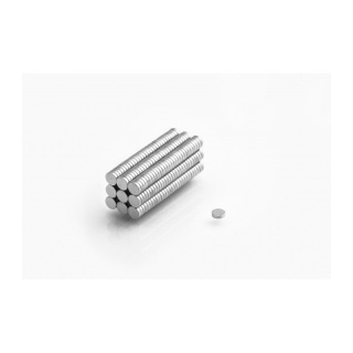 Magnete in neodimio 20 pezzi cilindrico MW 4x1 N38