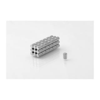 Neodímium mágnes 10db henger MW 4x6 N38