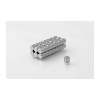 Neodímium mágnes 10db henger MW 5x5 N38