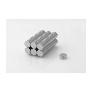 Magnete al neodimio 10pz cilindrico MW 8x2 N38