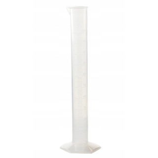 PP mérőhenger 100ml dombornyomott kalibrált üveg