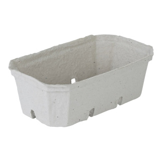 Recipient de hârtie pentru fructe 500g 100 buc 190x115x65mm