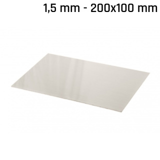 Neusilberblech (Alpaka) 200x100x1,5mm