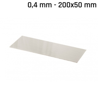 Tabla alpaca (argint nou) 200x50x0,4mm