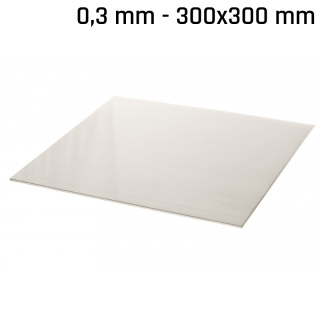 Alpaka lemez (új ezüst) 300x300x0,3mm
