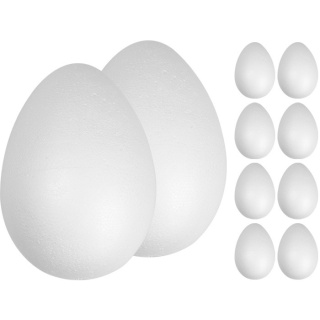 Polystyrol-Ei 1 Stück 10cm Dekoration Ostern