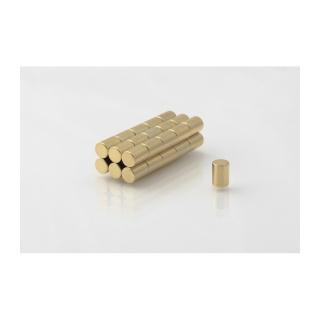 Magnete placcato oro MW 5x7 N38