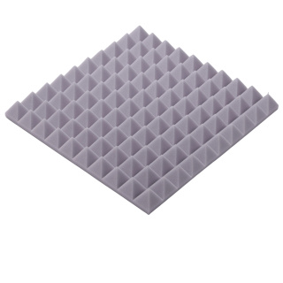 Akoestisch paneel lichtgrijs PYRAMIDE 50×50 cm dikte 5 cm