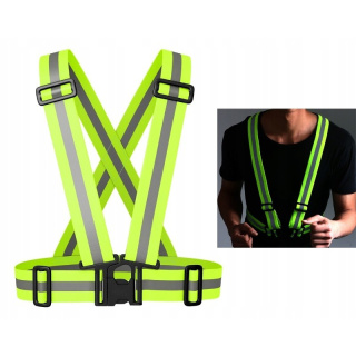 Gilet réfléchissant avec sangles réglables pour la course