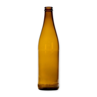 Glasbierflasche 500ml 23cm braun D2