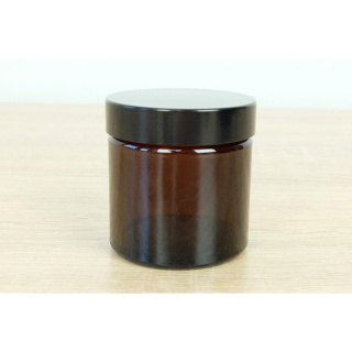 Sklenená nádoba hnedá 60 ml 53x52mm