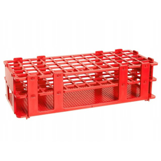 Porta provette 90 posti fi 13 mm (6x15) rosso