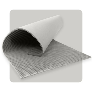 Akusztikus panel hab VLNY 200×100 cm 4 cm világosszürke