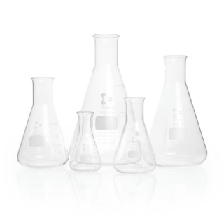 Kegelkolben (Erlenmeyerkolben) 100 ml, enger Hals, Borosilikatglas DURAN