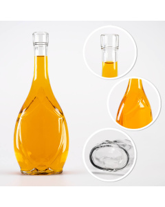 Sklenená fľaša 500ml 26cm ICONA