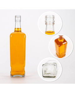 Sklenená fľaša 500ml 26cm WALKER