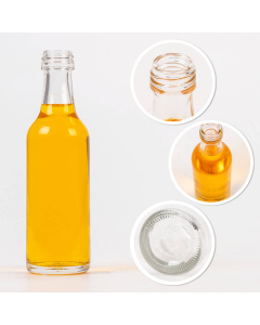 Sklenená fľaša 10ks 50ml 12cm MONOPOL