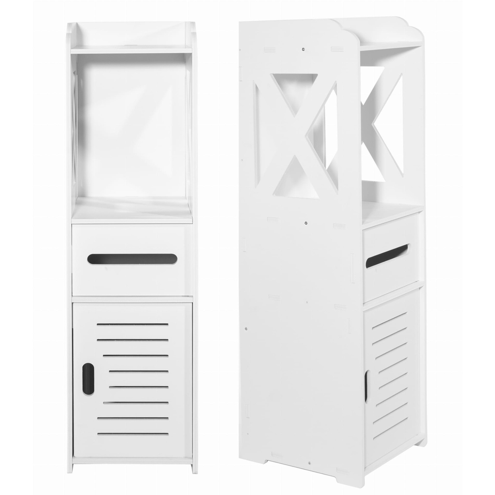 mobiletto da bagno 80x21x25cm bianco megamix.sk